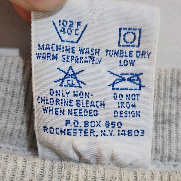 Vintage 90's Champion Reverse Weave WASHINGTON REDSKINS Made in U.S.A. - Picture 4 of 7